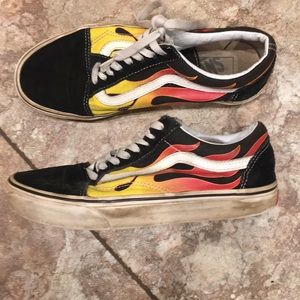 🔥 Vans Flame Shoes flame